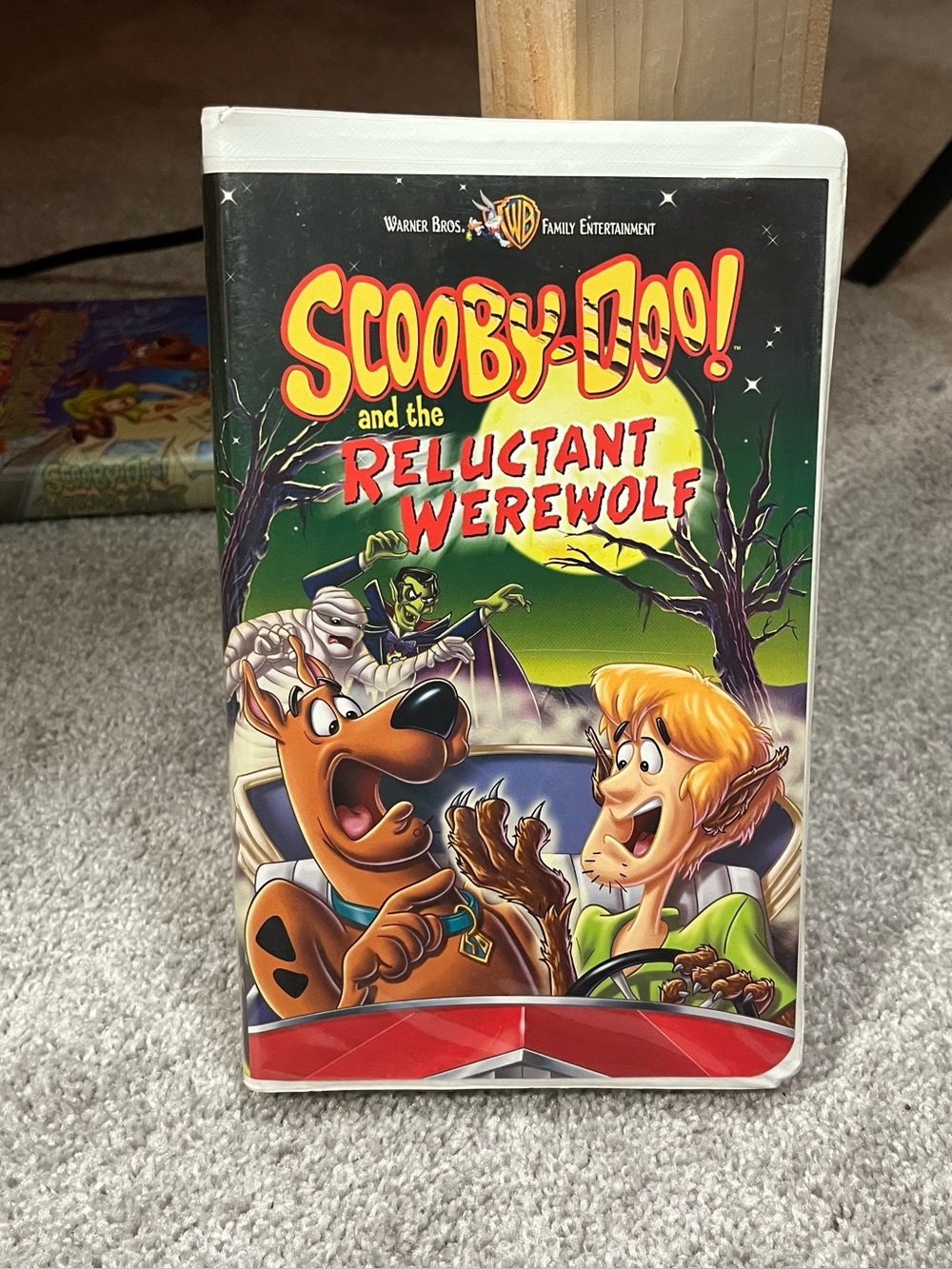 Scooby-Doo and the Reluctant Werewolf  VHS Tape Clamshell 2002 Tested